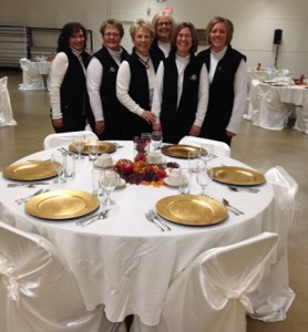 Murray McMurray Hatchery staff preparing for the dinner