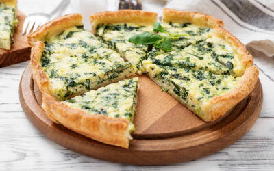 Spinach Yogurt Quiche